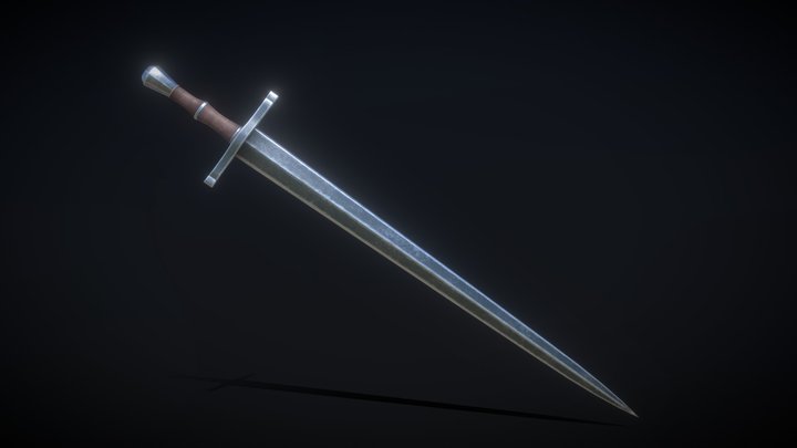 Longsword (Hand and A Half) – Free 3D Model STL