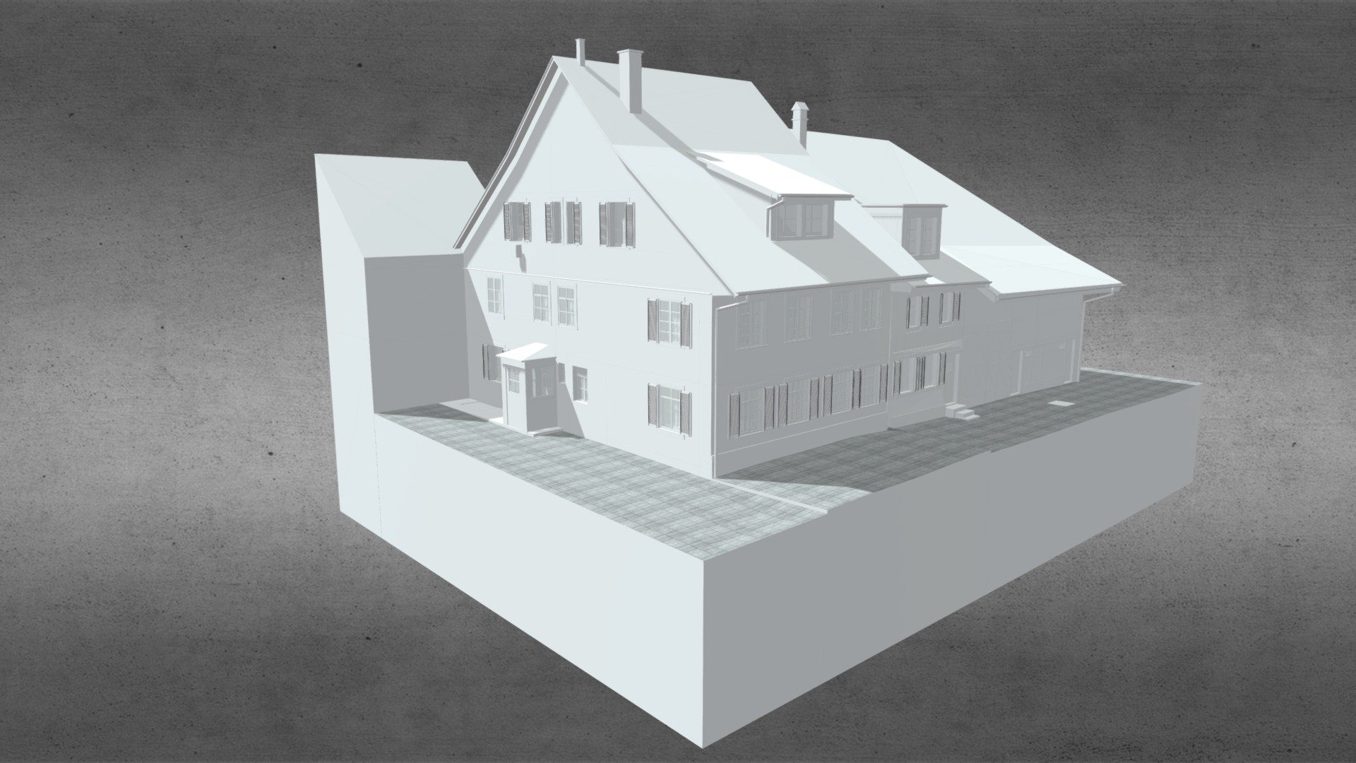 Winterthur ZH, Umbau Wohnhaus — Sketchfab embed 3D viewer