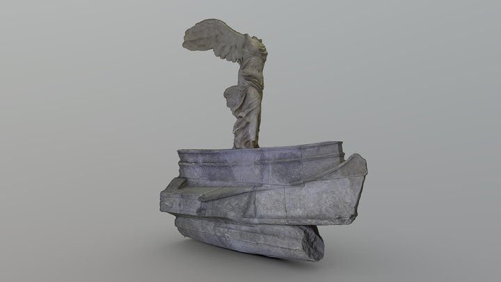 Winged Victory of Samothrace - photogrammetry 3D Model
