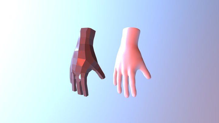 Quad Draw Hand test 3D Model