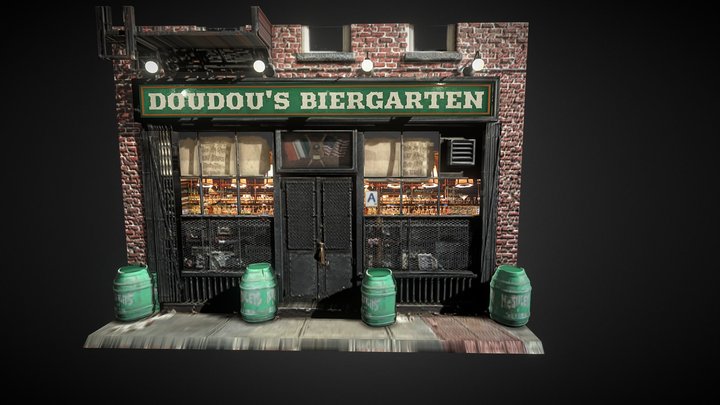Doudou's Biergarten 2 3D Model