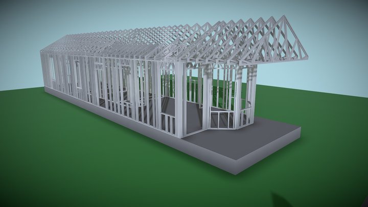 Scottsdale Cold Form Metal Framing Shop Drawing 3D Model