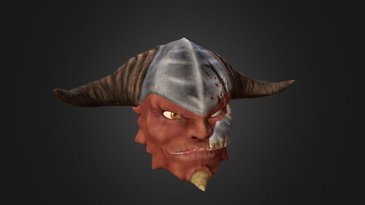 Orc head 3D Model