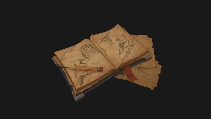 Sketchbook 3D Model