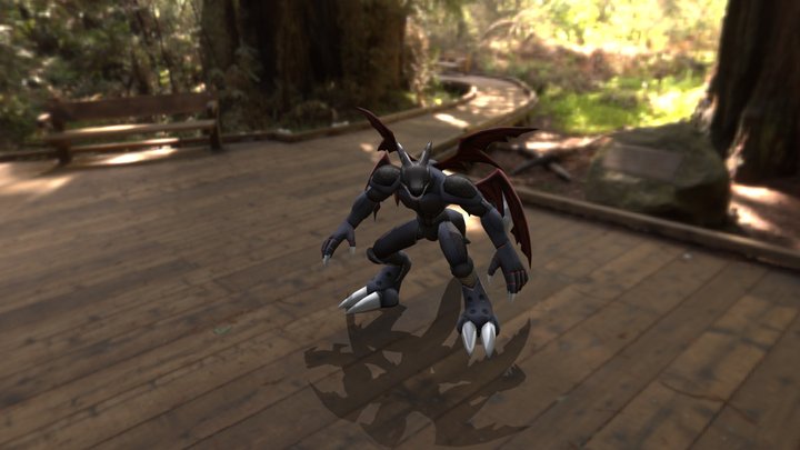 Cyberdramon 3D Model