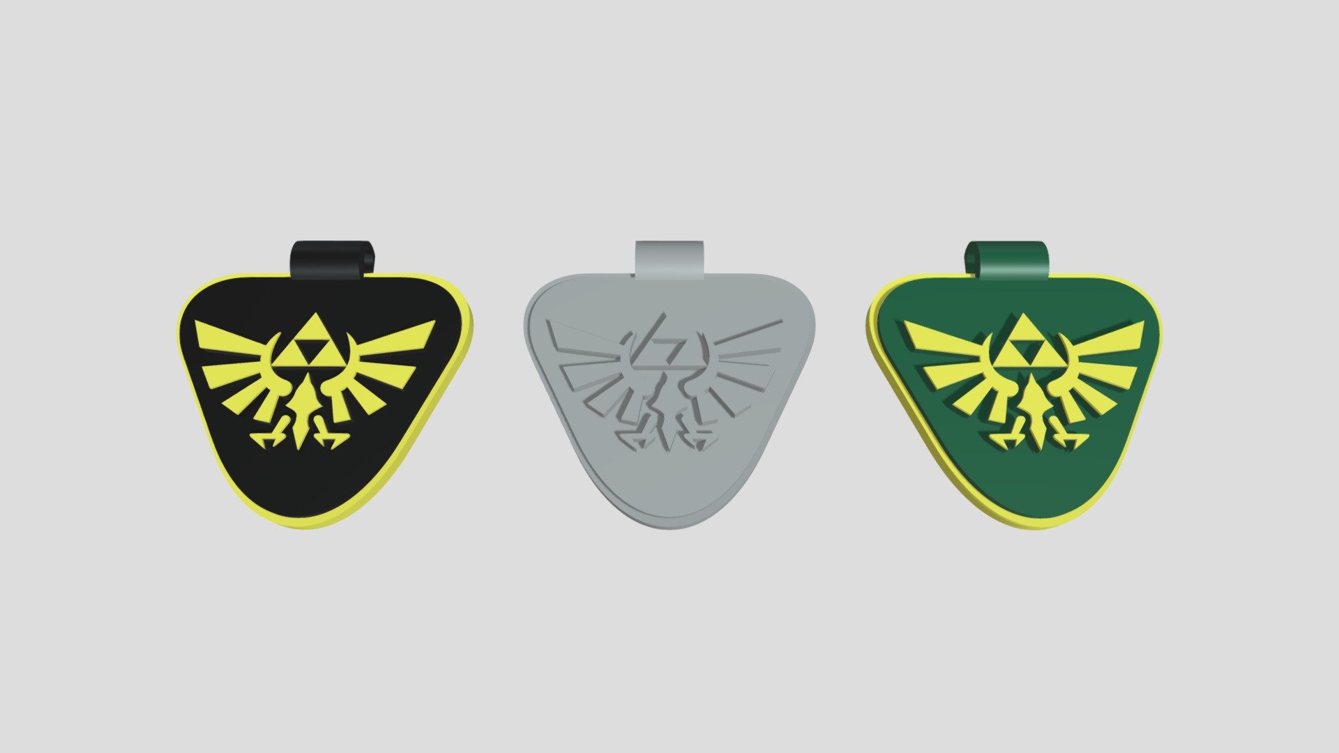Zelda Hyrule Pendant