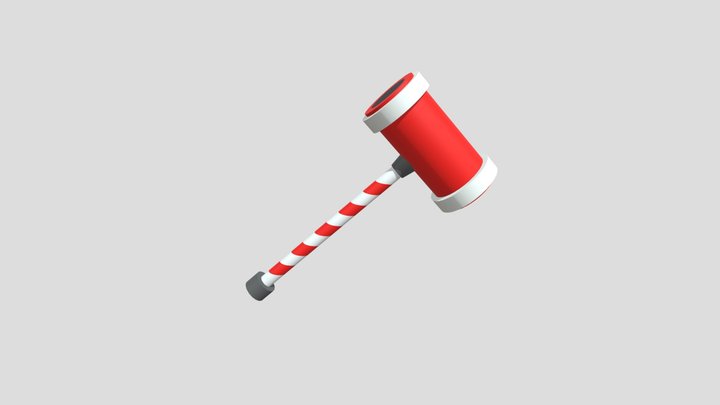 Christmas Hammer 3D Model