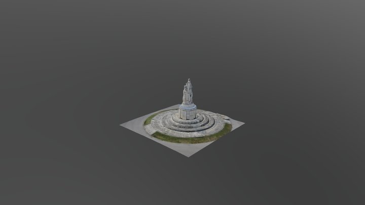 Panteon - Monument in Varna, Bulgaria 3D Model