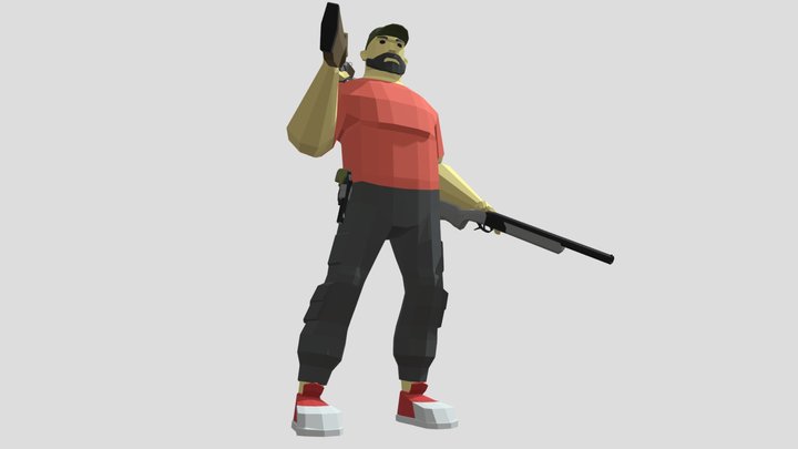 low poly me)) 3D Model