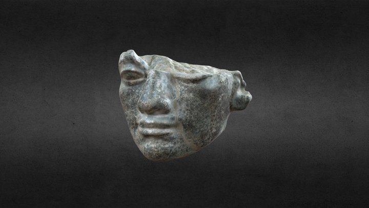 Statue fragment of Amenhotep III 3D Model