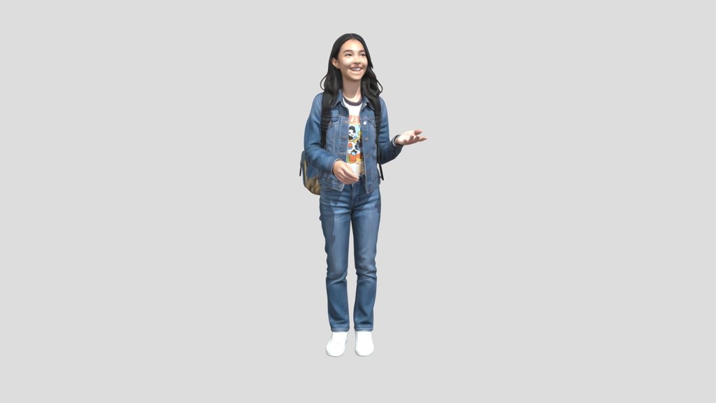 Smiling Student with Backpack