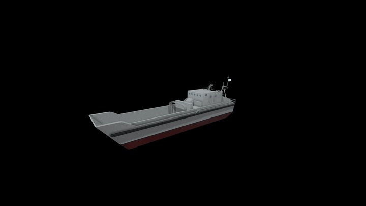 Type 21 Landing Craft 3D Model