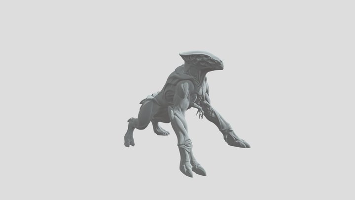 Drukathi Ground Strider 3D Model