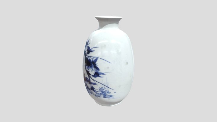 blue and white porcelain-2 3D Model