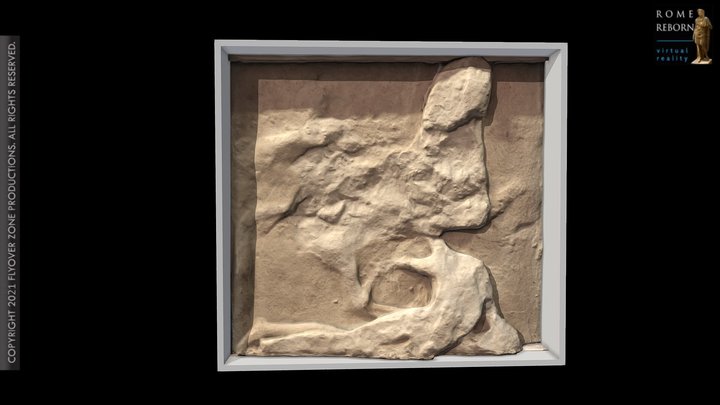 3D rendering of Metope West 05 (Parthenon)