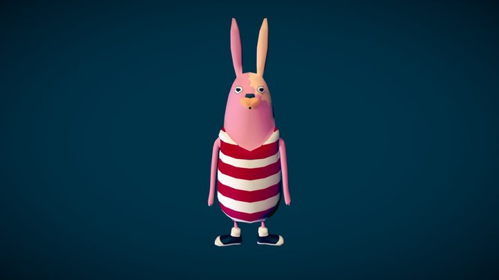 監獄兔貼圖(修改後) 3D Model