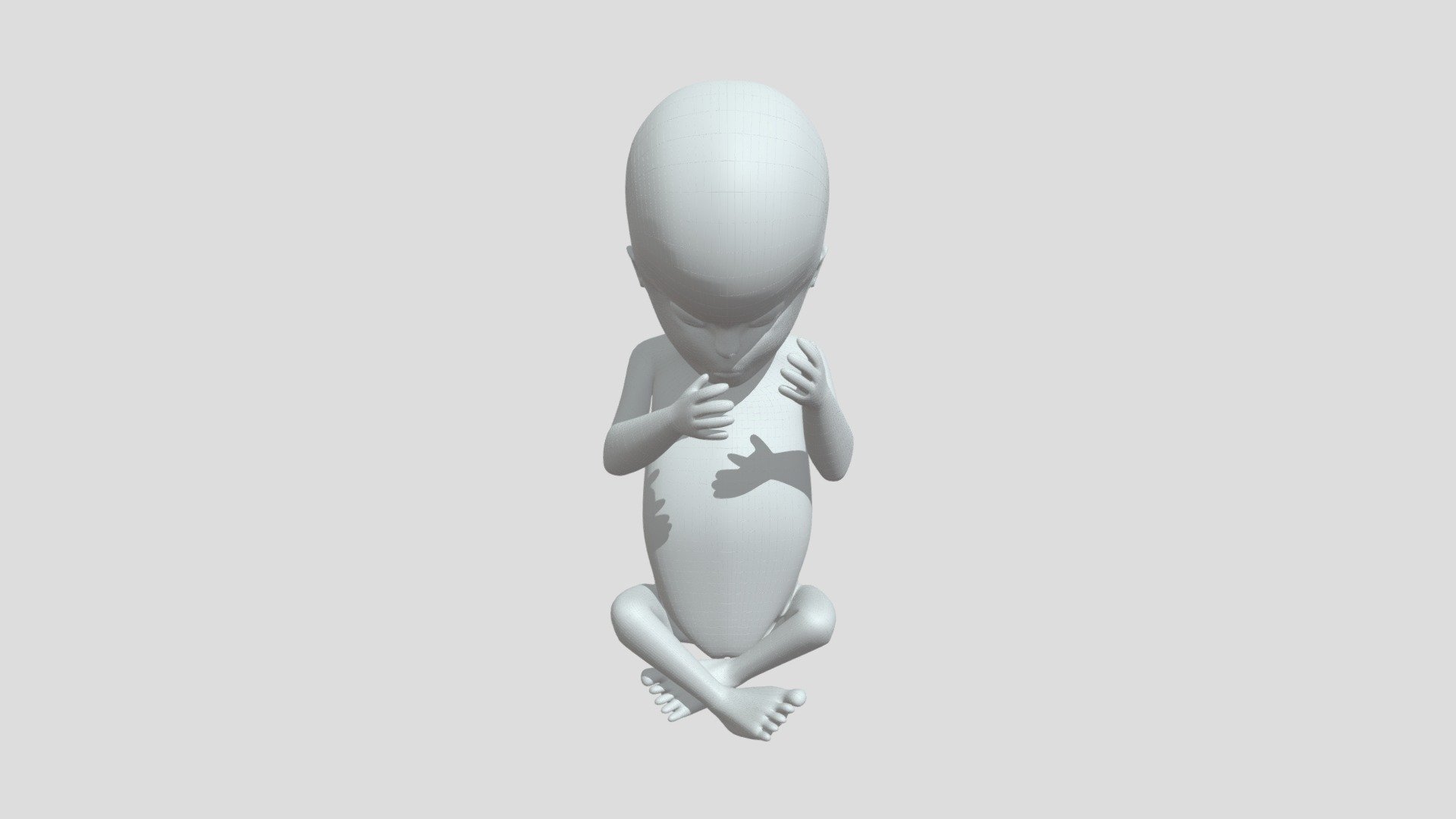 Fetus Week 16 Wireframe 3d Model By Education Resource Fund Bobsmusail [e223469] Sketchfab