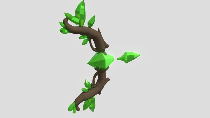 Elven / Crystal Bow – Kostenloses 3D-Modell STL