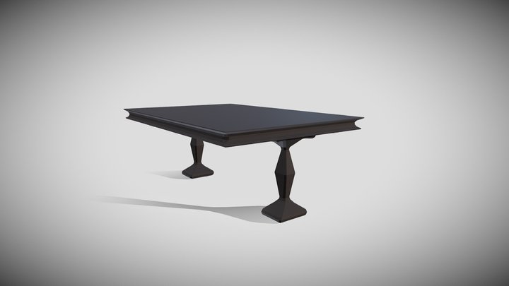 Lowpoly Wooden Table – Game Asset – Modelo 3D gratuito STL