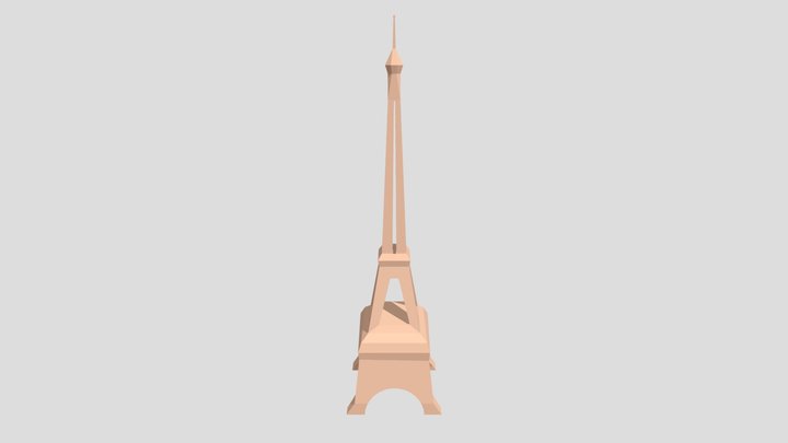 Eiffel Tower 3D Model