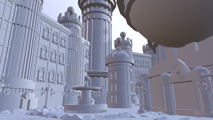 Forteresse test 3D Model