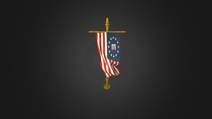 Flag 3D Model