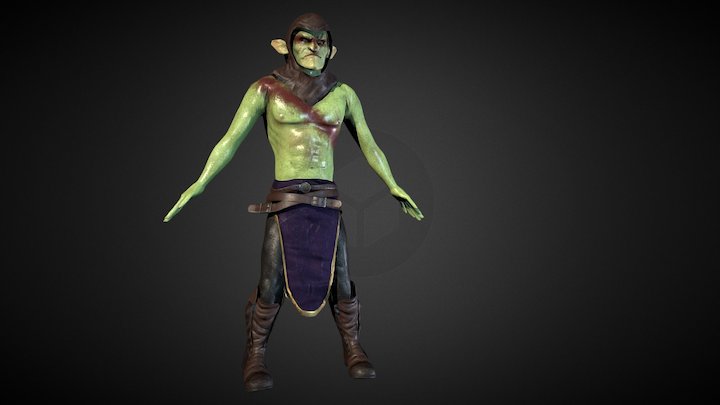 Ziaz (College character project) 3D Model