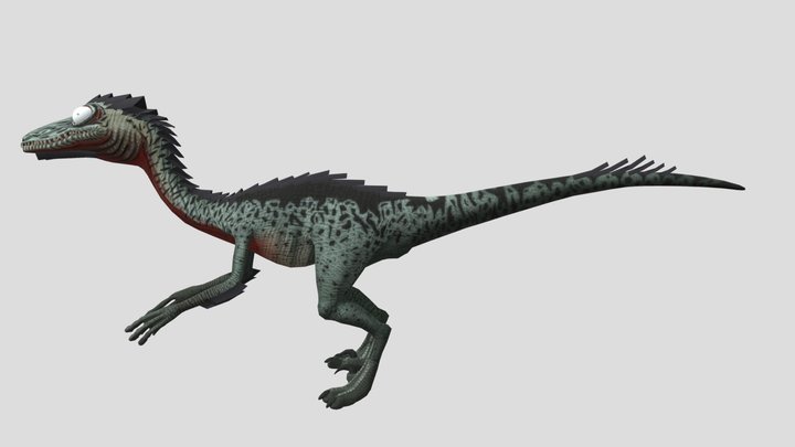 Troodon [rigged] – Kostenloses 3D-Modell STL