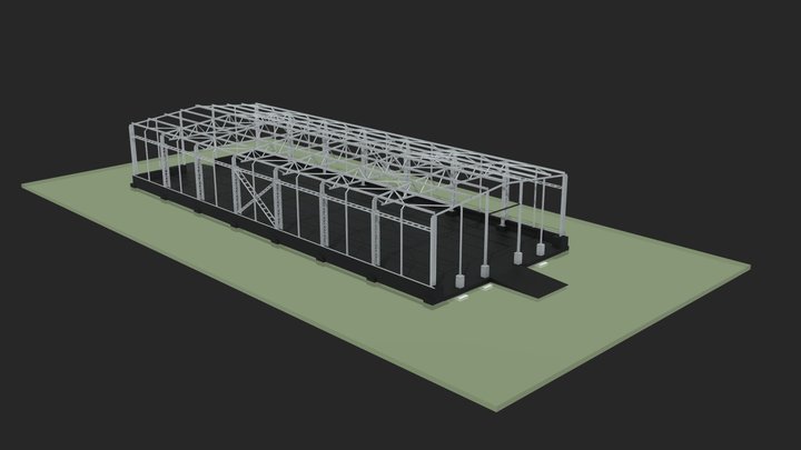 Цэх комбикорма 3D Model