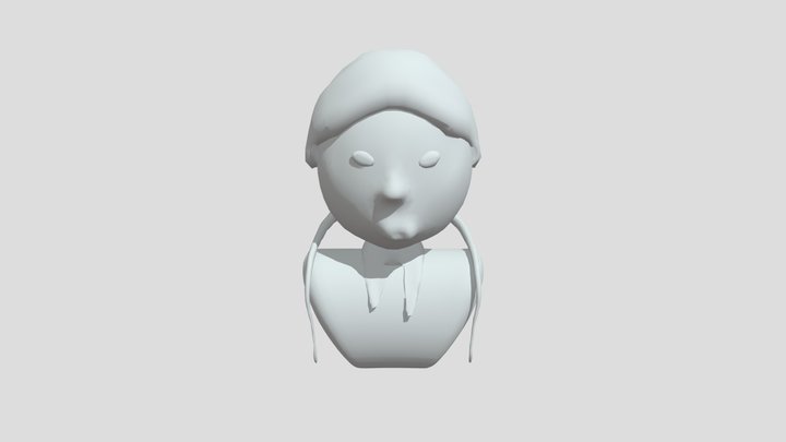 Wednesday Addams Character Bust (WIP) 3D Model