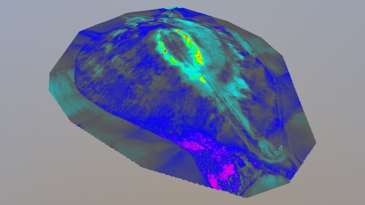 Kukruse Thermal map 3D Model