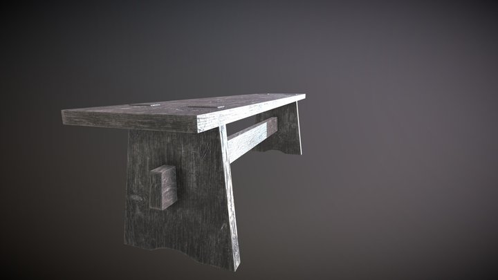 Bench FBX 3D Model