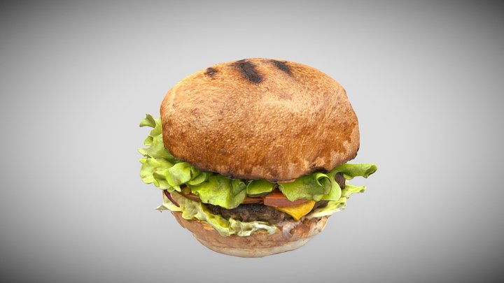 Burger Unotoro 3D Model