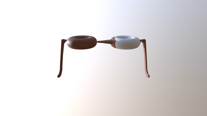 donut glasses 3D Model