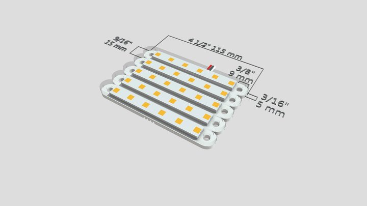 SKU# 414*4, 415*4 Y 416*4 EN SERIE 3D Model