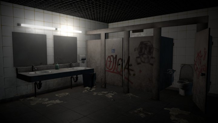 Washroom 3D Model
