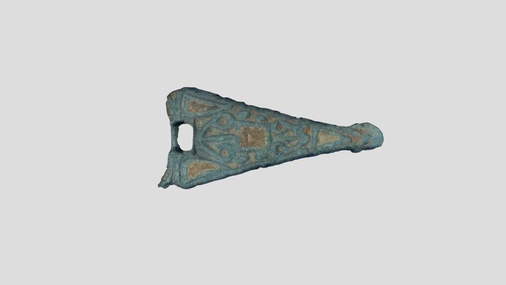 Wmid-e91845 - Early Medieval Buckle 3D Model