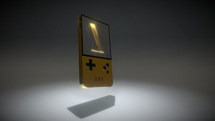 Gameboy "like" Colektor 3D Model