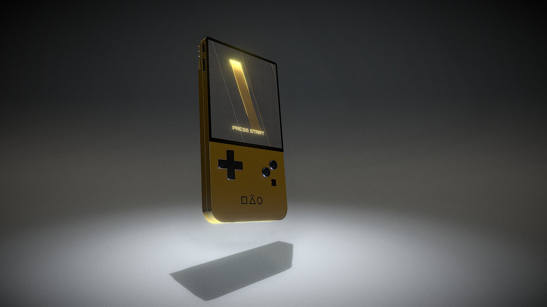 Gameboy "like" Colektor — Sketchfab embed 3D viewer