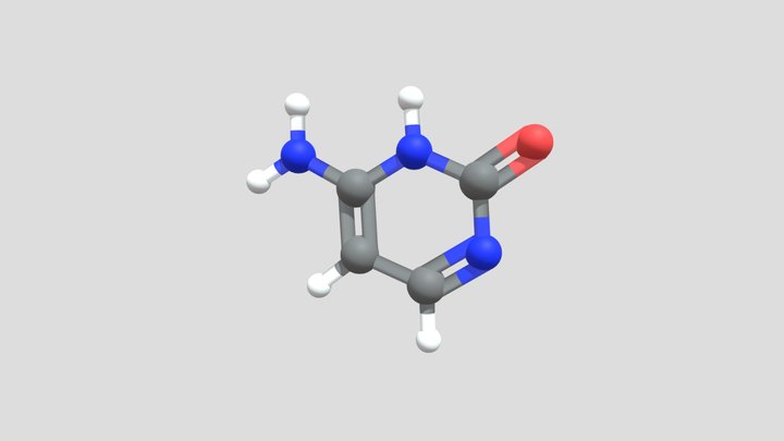 Cytosine – Modello 3D gratuito STL