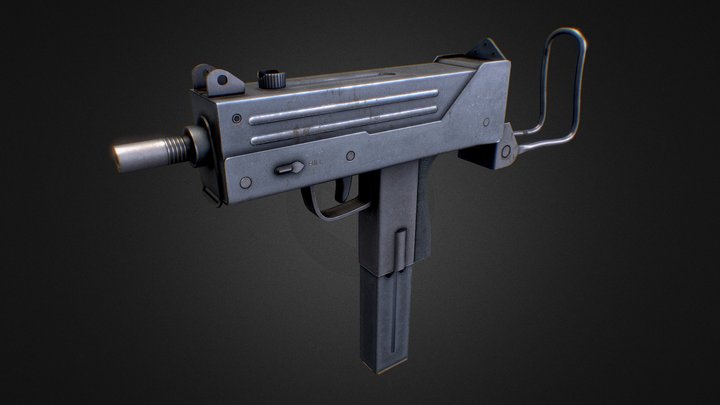 Ingram MAC-10 3D Model