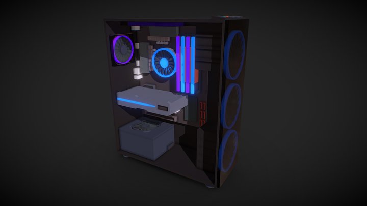 PC Gamer - Low Poly 3D Model