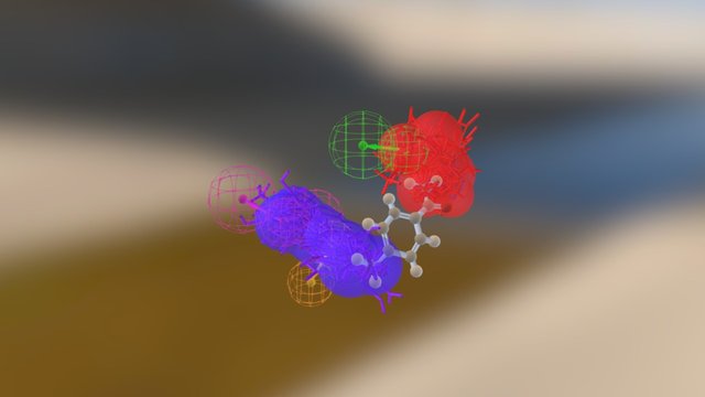 Lead optimisation with fragment pharmacophores 3D Model