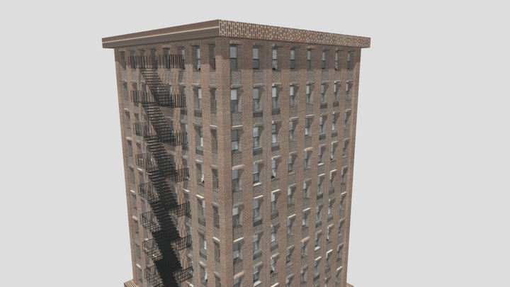 Building 02 3D Model
