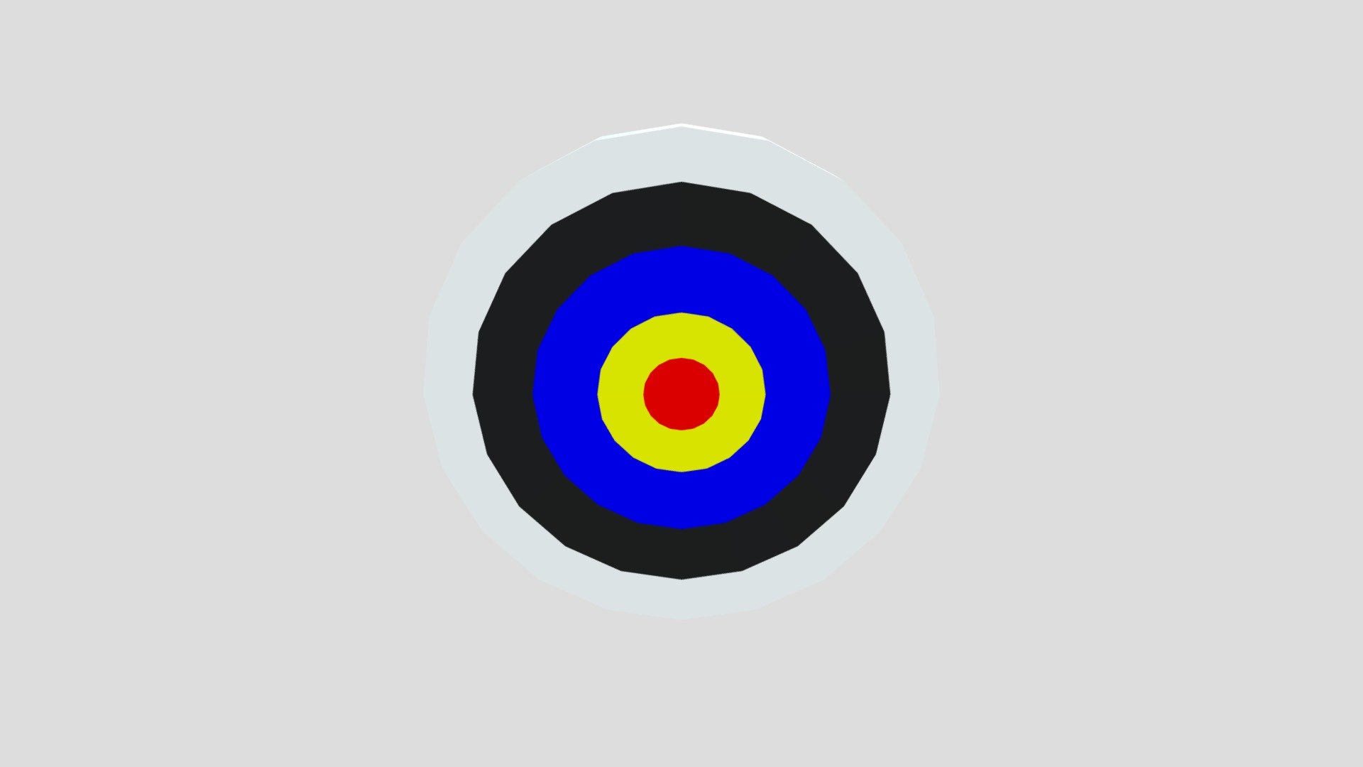 Archery Target - 3D model by Pedro M Marangon (@pedrommarangon ...