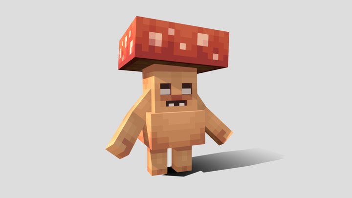 Mushroom Mob 3D Model