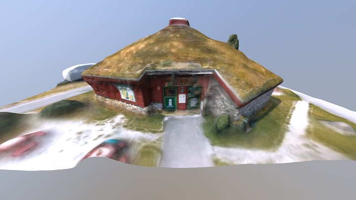 Nordnes Camping - main building 3D Model