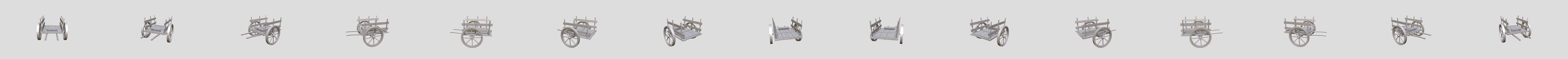3D - cart (Телега) 3D Model