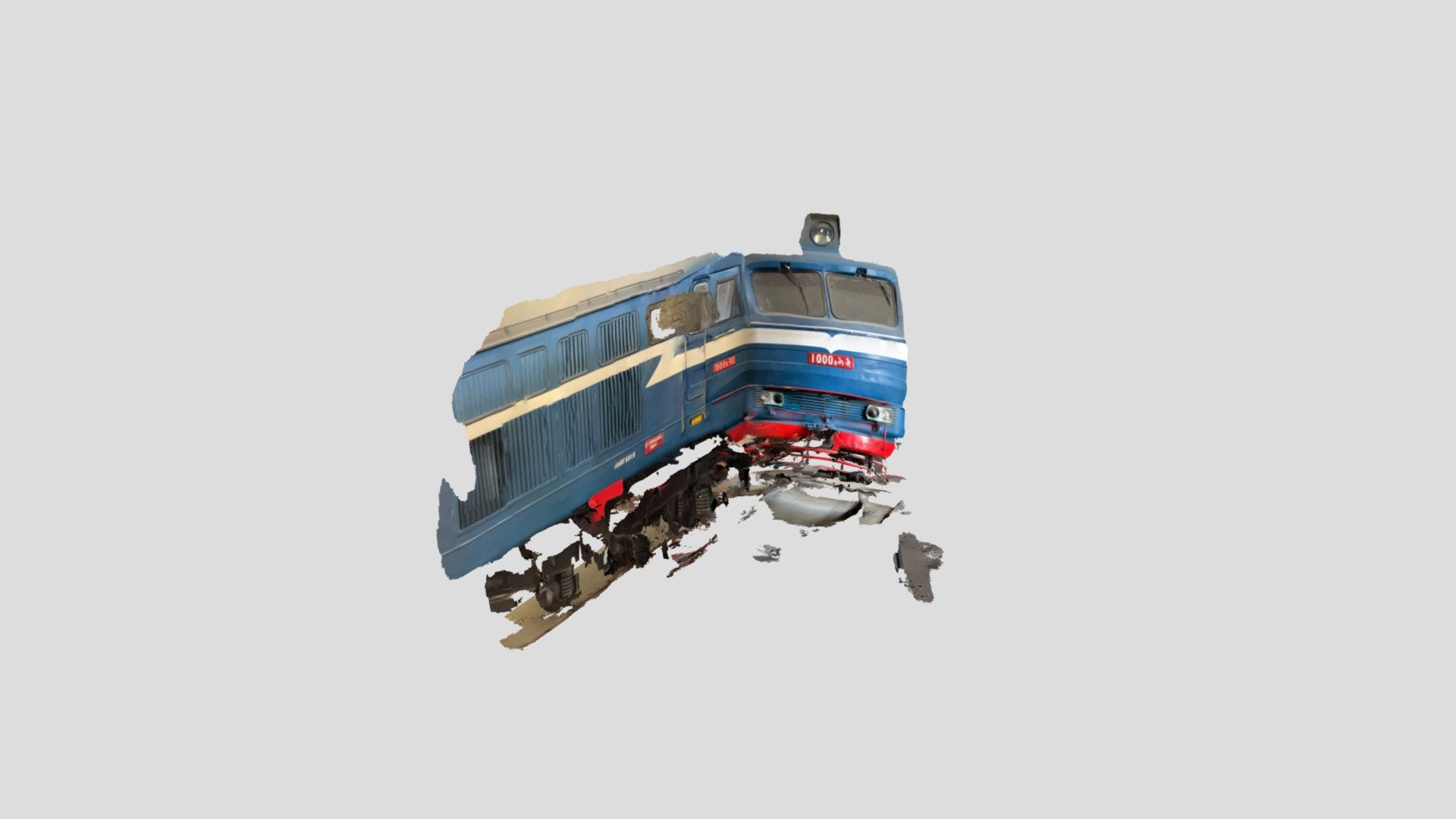 Df8 Diesel Locomotive Df8型内燃机车 Download Free 3d Model By