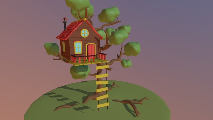 Tree House 3D Model
